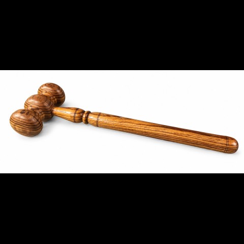 Grote houten klassieke voor zittershamer (Collectors-item)