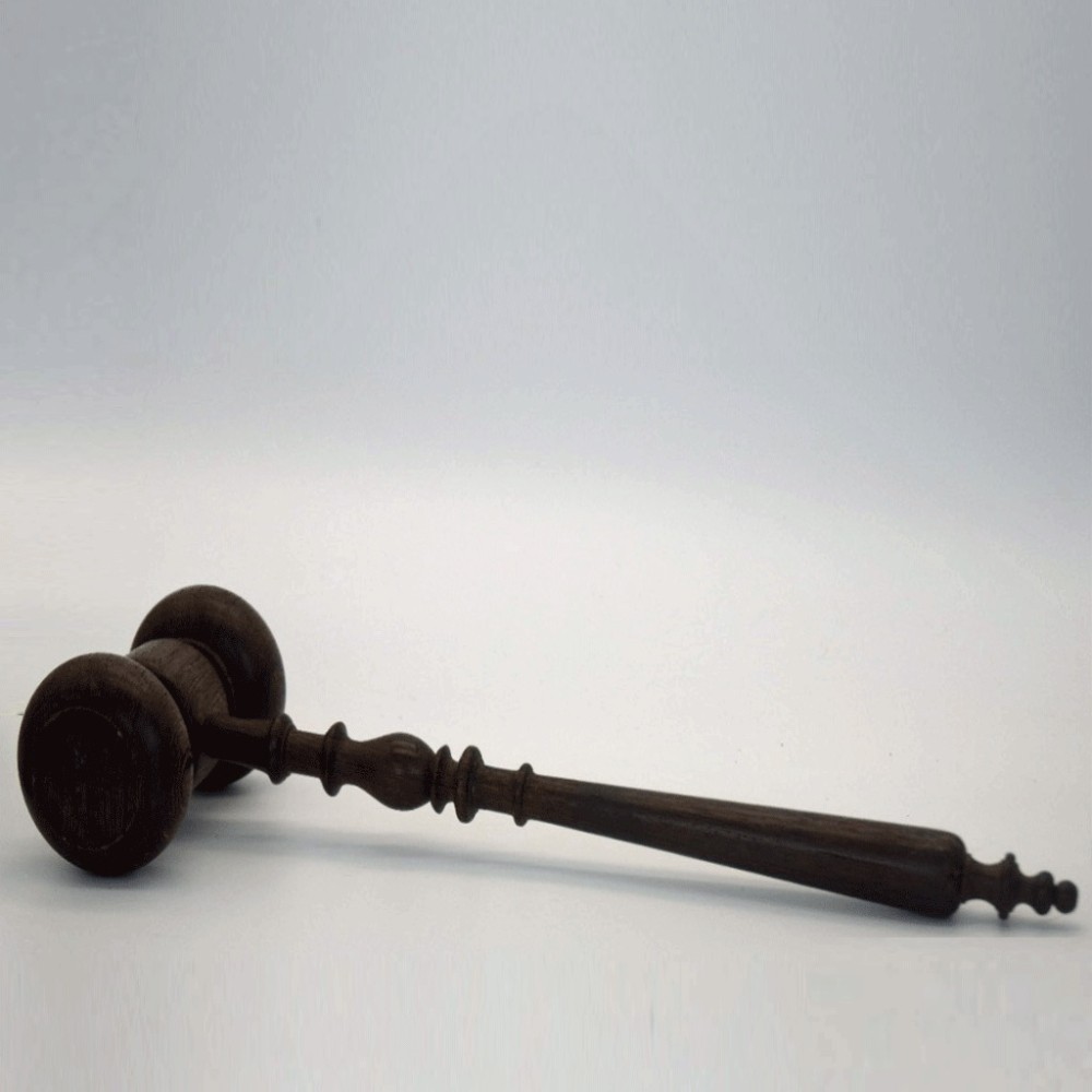 Klassieke grote voorzittershamer (collectors item)